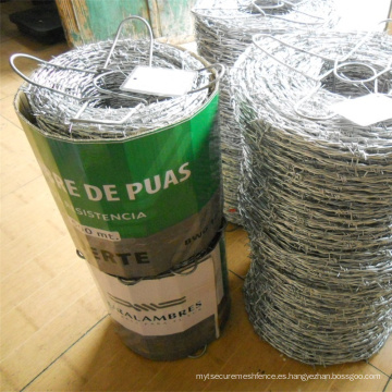 muestra gratis de alambre de púas galvanizado de diferentes tamaños